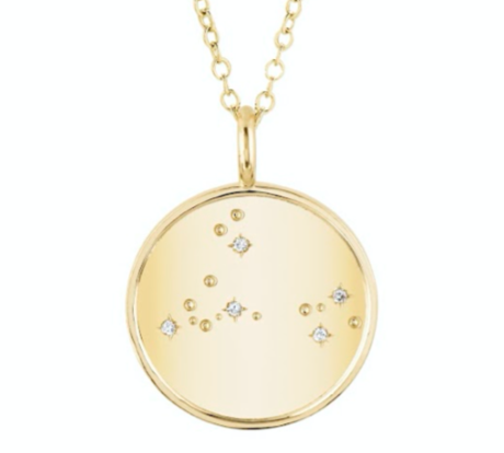 Double Sided Constellation Leo Necklace