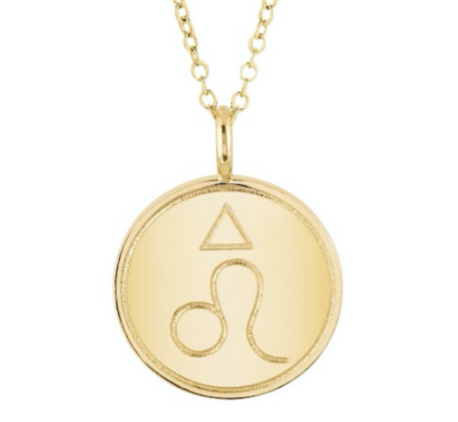 Double Sided Constellation Leo Necklace