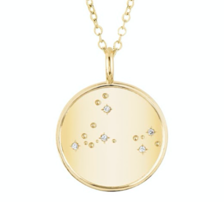 Birth Chart / Diamond Constellation Pendant