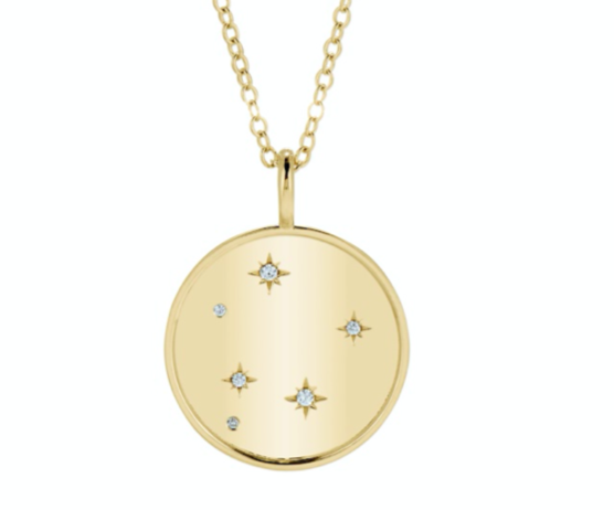 Birth Chart / Diamond Constellation Pendant