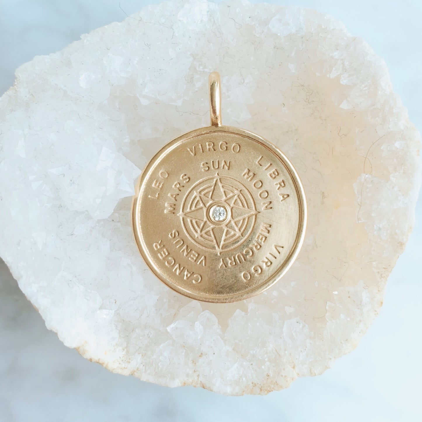 Birth Chart Pendant/ Coordinates