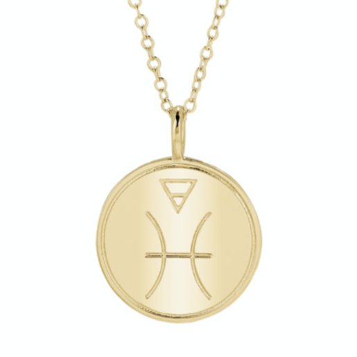 Double Sided Constellation Pisces Necklace