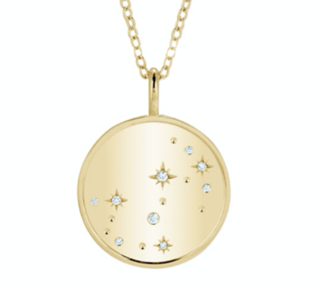 Double Sided Scorpio Constellation Necklace