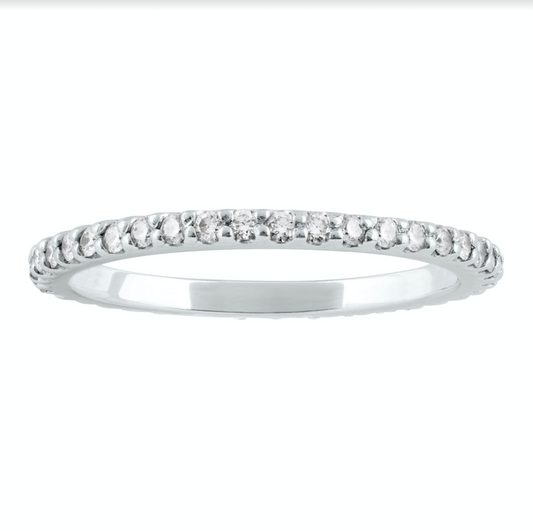 Pave Diamond Stack Band