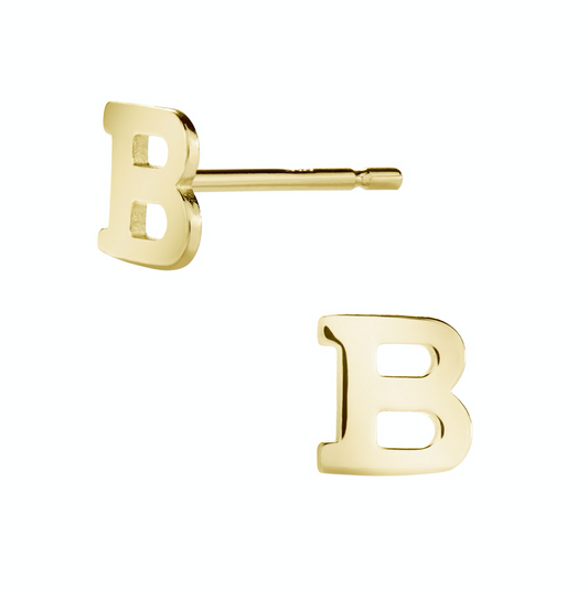 Initial Stud Earring (single)