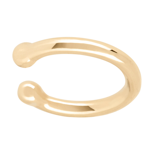 14K Yellow Gold Ear Cuff