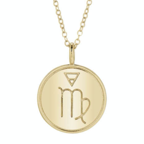 Double Sided Constellation Virgo Necklace